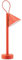 Alessi Tsumiki ME01 RO - Lampada Portatile Magnetica, Batteria Ricaricabile con cavo USB-C, in Metallo e Resina Termoplastica, Luce a LED 3.5W 5V, Red Orange