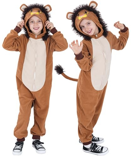 Sincere Party Fleece Combination for Kids Unisex Animal Costume