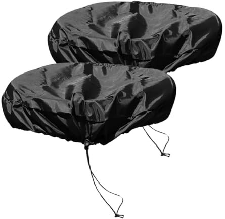 TOYANDONA 2piezas Cubre Cubos Exteriores Anti-UV Ajustable para Tanques y Barriles De Agua Uso Doméstico