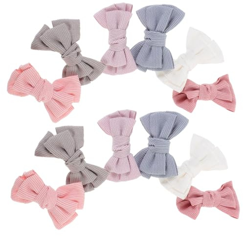 Hemobllo 12 Pezzi Fasce per Chioma Bambina Fiocco in Nailon Morbido e Confortevole, Adatto per Uso Quotidiano e Regalo per Appassionati DIY