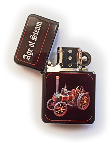Stoneys Badges Age of Steam Traction Engine Petrol Lighter in Pouch