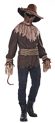 California Costumes 01415 Killer in the Cornfield Character Adult Sized Costumes, Brown, S/M