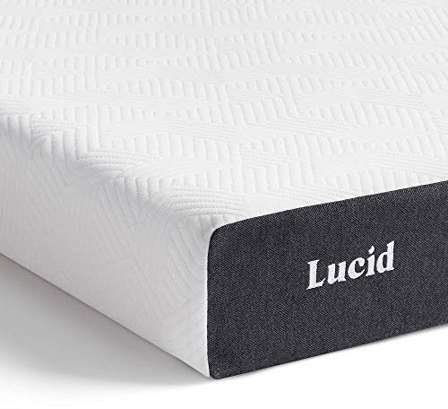LUCID Memory Foam Mattress – Cooling Gel Infusion – 13 cm thin – Bamboo Charcoal Base – Breathable Cover – Firm – Single Bed (90 x 190 cm)