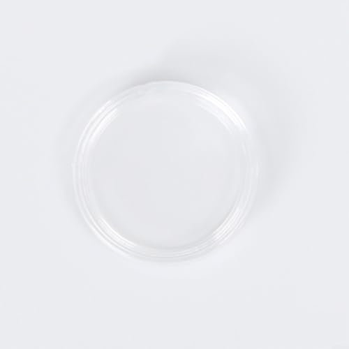100pcs 28 mm Plastic Clear Coin Case Storage Capsules for Coin Collecting