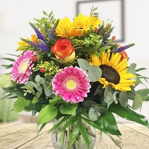 Sunset Blumenstrauß - Inklusive Grußkarte