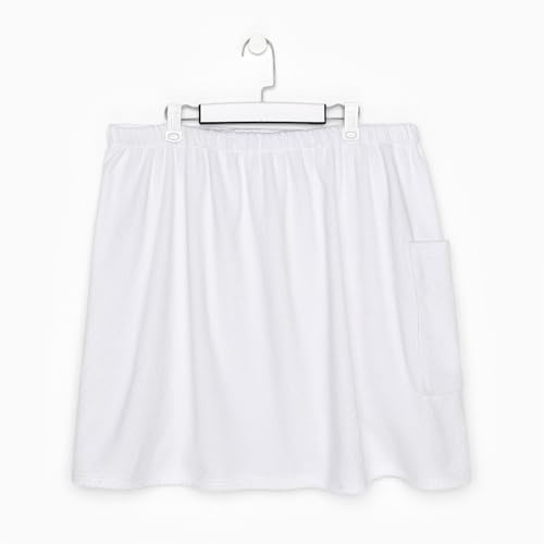 Serviette de kilt de sauna en coton avec poche 127 x 150 cm, serviette confortable pour bain russe, hammam turc, sauna, douce et absorbante