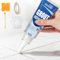 2 Pack Grout Filler, Fast Drying and Waterproof White Grout Squeeze Tube for Bathroom and Kitchen Tile Joints Line, Safe Guarantee Grout Pen(200g) (White, 100g)