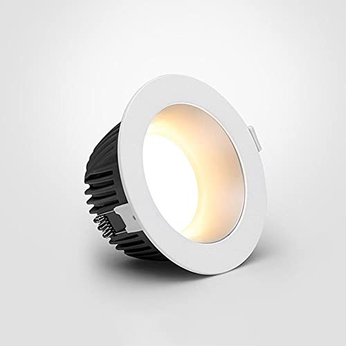 USMCPQVXN Foco de Techo Led Siet de 15 W, Foco Empotrado, Luz Descendente, Luminaria de Techo Empotrada, Focos Direccionales Modernos, Lámparas Decorativas para Galería de Pasillos Y Dormitorios/6000K
