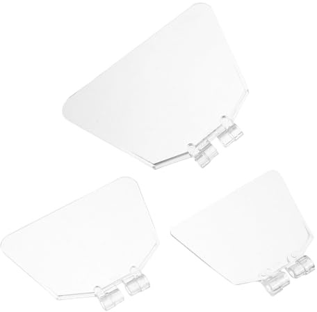 SOPOTUTU 3 pezzi Protezione Occhi per Smerigliatrice da in Plastica Trasparente Scudo Protettivo Antischegge Facile da Installare e Sostituire Visiera Sicura per Protezione