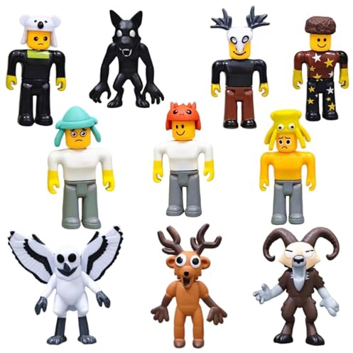 10PCS 99 Nights In The Forest Figures,99 Nights in The Forest Toys | Monster Action Figure,Game Character Dolls,Funny Toy Model Set,Creative Gifts for Collectors Fans Boys Girls for Festival