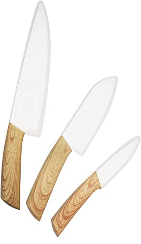 Cloober - Juego Cuchillos de Cocina - Funda Protectora Hoja Antideslizante Mango Ergonómico