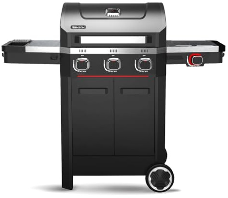 Mercury 3-brännare gasgrill i rostfritt stål