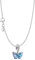 PANDORA Damen-Kette Blauer Muranoglas Schmetterling Set 15815