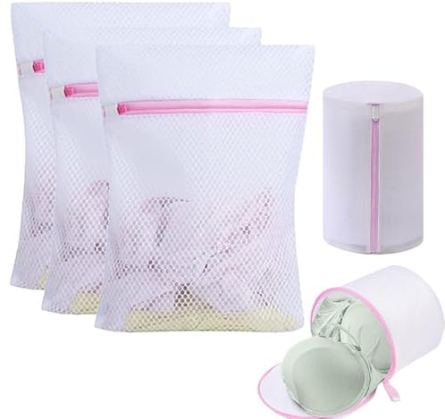 5 Pezzi Rete Salvabucato Sacchetti Lavatrice Sacchetto Rete Lavatrice Sacchetto per Lavatrice Sacco Biancheria Rete Sacchi per Biancheria per Delicati Sacchetti Biancheria Proteggi Indumenti Intimo