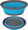 ACUNA Collapsible Washing Up Bowl - 9 L Large Round Foldable Multipurpose Water Storage Basin - Portable Outdoor Travel Basin, Silicone Bucket for Kitchen Camping Caravans Water Carrier (Blue)