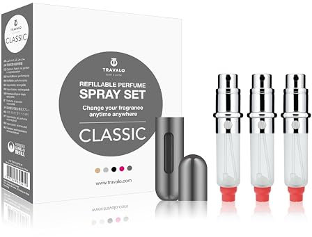 Travalo Classic Set Titanium Parfumzerstäuber
