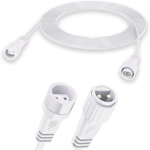 Joysing Prolunga Luci Natale 6M 2 Pin Connettore per Luci di Natale, IP44 Impermeabile Cavo di prolunga per Catena Luminosa Esterno Luci da Giardino Luci Stringa