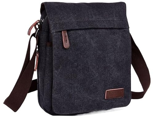 Casual Bärbar Herraxelväska Lämplig for Lenovo Legion Y900 11,1 | Crossbody-väska i enfärgad canvas med stor kapacitet med expanderbar dragkedja