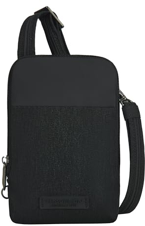 Travelon Uni-Erwachsene Mini Diebstahlschutz Umhängetasche, Schwarz