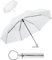 FARE Regenschirm (weiß) - öffnet & schließt automatisch - kompakt, windsicher, sturmfest & wasserabweisend - stabiler Taschenschirm - Perfekter Begleiter für Damen und Herren