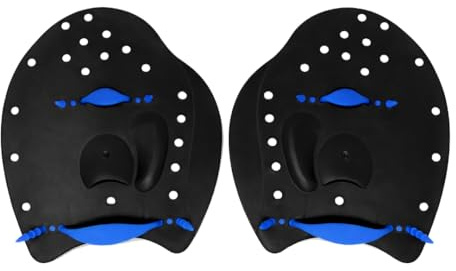 AQASKIN Remo de entrenamiento de esponja resistente y ligera - Piscina y mar - Ideal para adultos y niños - Unisex (M, cantidad 1 par)