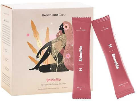 Nahrungsergänzungsmittel frauen ShineMe - 30 portionen - Haar vitamine - Haarwachstum Beschleunigen - Haut Haare Nägel supplements - Hair growth - MSM pulver, Vitamin C, Keratin | Health Labs Care