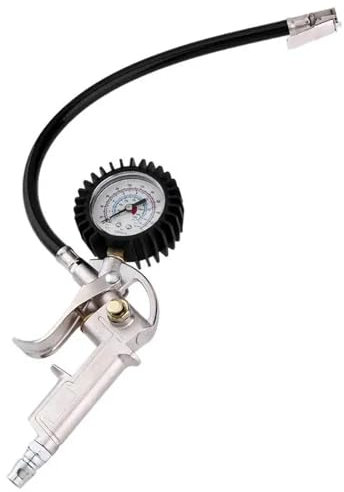 BOROCO Luftdruckprüfer, Digitaler Reifendruckprüfer, 20PSI Multifunktional Reifenfüll Reifendruckmesser, Manometer Messbereich 0-16 bar, Reifendruck Prüfer für Auto Motorrad Lkw uvm