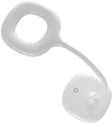 Unilux GALY 1800, Lampe de Bureau Sans Fil Rechargeable, Compacte, Bras de 30cm Flexible 360°, Sober Design, Tactile Bouton Variation d’intensité Lumineuse, Protégez Yeux, Blanc
