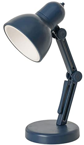 Lampe de bureau LED réglable avec pince, lampe de table LED à clipser alimentée par piles, lampes de table de lecture de livres pour la maison, le dortoir (multicolore)
