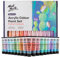 Mont Marte Acrylfarben Set Pastell – 48 x 36ml – Starke Deckkraft und Seidenmattes Finish – Pastellfarben für Leinwand, Karton, Papier, Leder und mehr