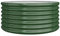vidaXL Garden Planter Powder-Coated Steel Green - Raised Bed/Flower Pot Stand for Outdoor/Patio/Garden, Circular, 80cm Diameter