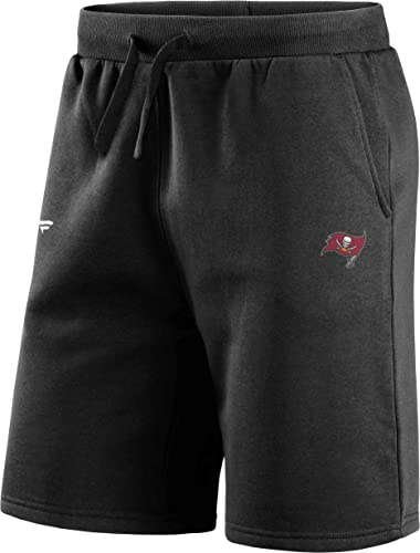 Fanatics - NFL Tampa Bay Buccaneers Primary Logo Fleece Shorts Farbe Schwarz, Größe L