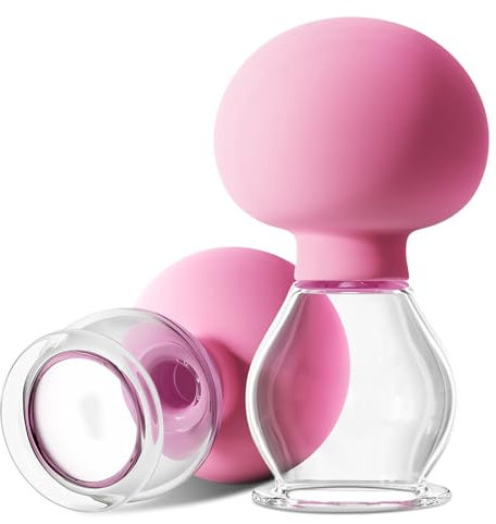 LYAMais Nippel Sucker,Extra Stark Brust Stimulation Sexspielzeug Set Verbessern Sie flache Brustwarzen 2 Stück Frauen Nippelsauger erotisches Nippelpumpen-Set Klitoris Brustpumpe Für Frauen Paare