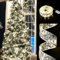 Glänzende Band Lichterkette, Weihnachtsband Lichter, Weihnachtsbaum LED Lichterkette, 5m 50 LED Weihnachtsbaum Band Lichter, Weihnachtsbaum Deko Lichter, Deko Hochzeit, Urlaubsdeko (Silbrig)