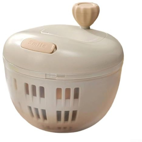 Essoreuse à salade facile à utiliser conçue pour nettoyer et sécher rapidement les produits frais (gris)