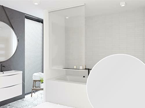 KS Handel 24 HALB-Kassetten DUSCHROLLO 60x240 cm PEVA TRANSPARENT Optik! Shower Rollo Curtain!