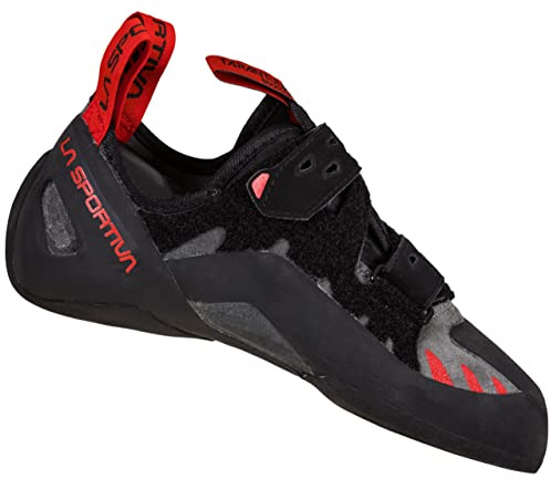 La Sportiva Men's Tarantula Boulder Rock Climbing Shoes, Metal/Sunset, 8.5-9
