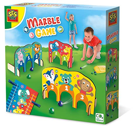 SES Creative 02301 Murmelspiel mit Holzbögen, Bogenbretter, [Any]