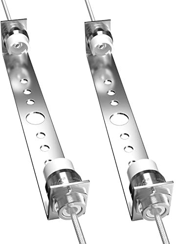 Bonlux R7S Portalampsda per 118 millimetri R7S lampada a LED, alogena, J118 Attaco adattatore universale per R7s presa per lampadina a LED, con 20 centimetri filo, AC85-250V (2 pezzi)