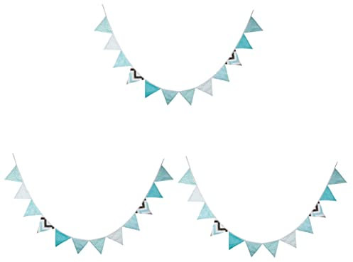 YARNOW 3 Stück Wandbanner Karnevalsbanner Dekorationen Flaggenbanner Partywimpel Hängende Luftschlangen Wanddeko Banner Schicke Und Wimpelform