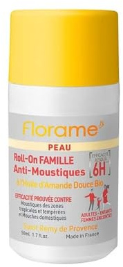 Florame Peau Roll-on Famille anti-moustiques 50ml