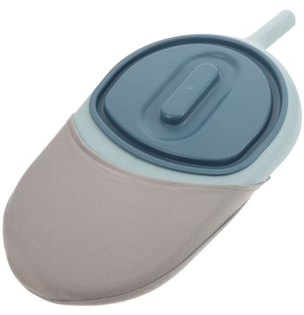 Healeved Padella Infermieristica e Forma Rotonda Design Compatto in in Auto Colore in senza Bave in Auto Colore per Anziani e Donne Allettate, Domestico