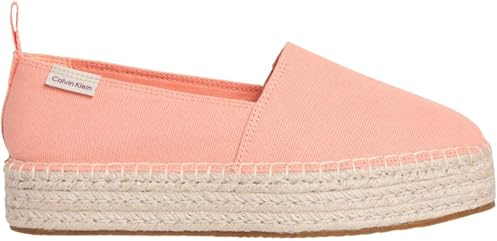 Calvin Klein Donna Espadrillas con Plateau, Rosa (Powder Orange), 39