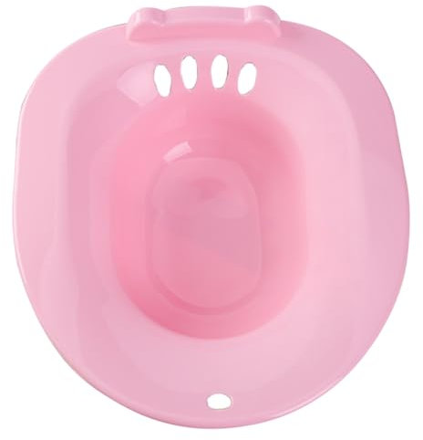 MOLUCKFU Sitzbad Für Toilettensitz Postpartale Pflege Schwangere Erholungsphase Wasser Überlauf Hüft Beckenbereich Komfort Stabilität Reinigung