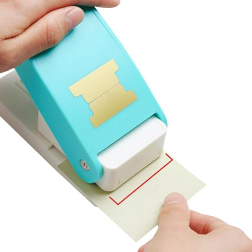 Perforatrice angolare multifunzione – 12,6 x 6,6 cm grande strumento per etichetta, taglierina carta, punzonatrice di precisione fai da te, per scrapbooking portatili | Progetti creativi