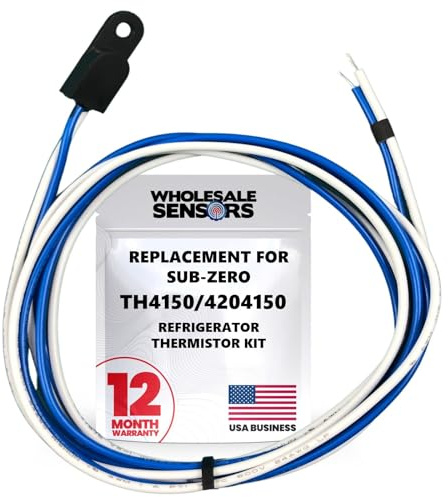 Replacement Sub-Zero TH4150/4204150 Refrigerator Thermistor Kit 12 Month Warranty & USA Support