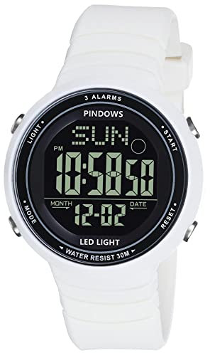 Orologio Digitale Unisex Sport per Donna con 3 Gruppi di Allarme, Luce e Timer, Cronografo Impermeabile Multi-funzionale