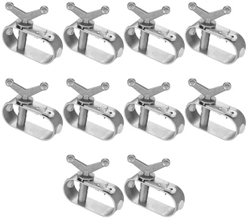 10 Stück, Spannschloss für Seil Poolabdeckung, Drahtseil Spanner, Seilspanner Für Poolplanen Befestigung, Spannverschluss Spanner Drahtseil für Winter Poolplanen