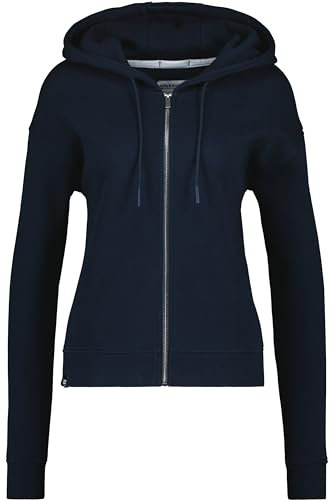 ALIFE and Kickin RanaAK A Sweat Jacket – Damen Sweatjacke – Leichte Jacke mit Reißverschluss – Zipper - Perfekt für Übergangszeiten Marine XXL