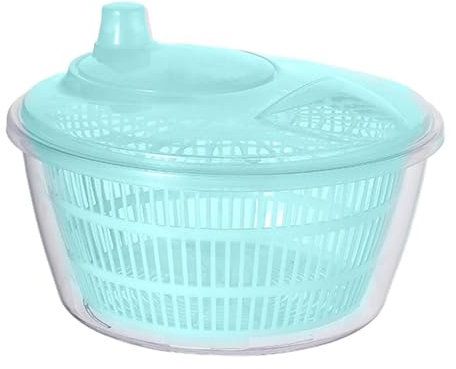Generisk salladsslunga 22,8 x 12 x 17,5 cm, plast, BPA-fri, spinderella, färg: rosa/blå/vit